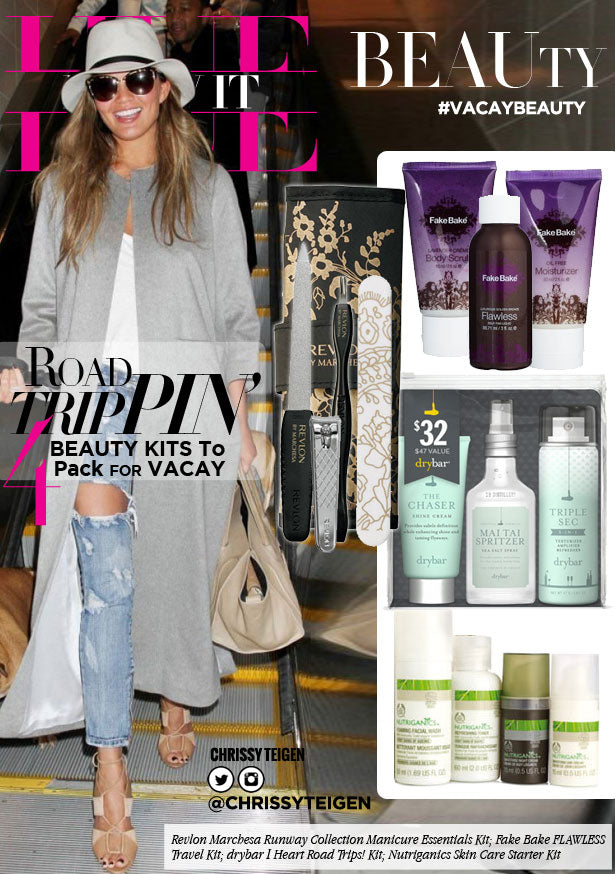 Road Trippin’ – What Beauty Products To Pack For Your Vacay