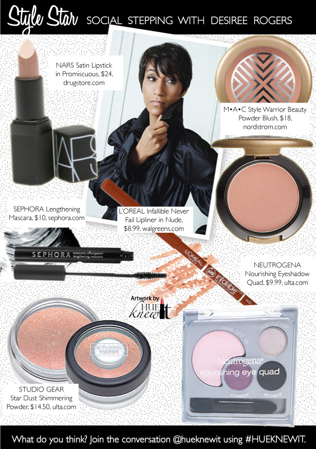 Get The Beauty Look of Social Secretary Desiree Rogers