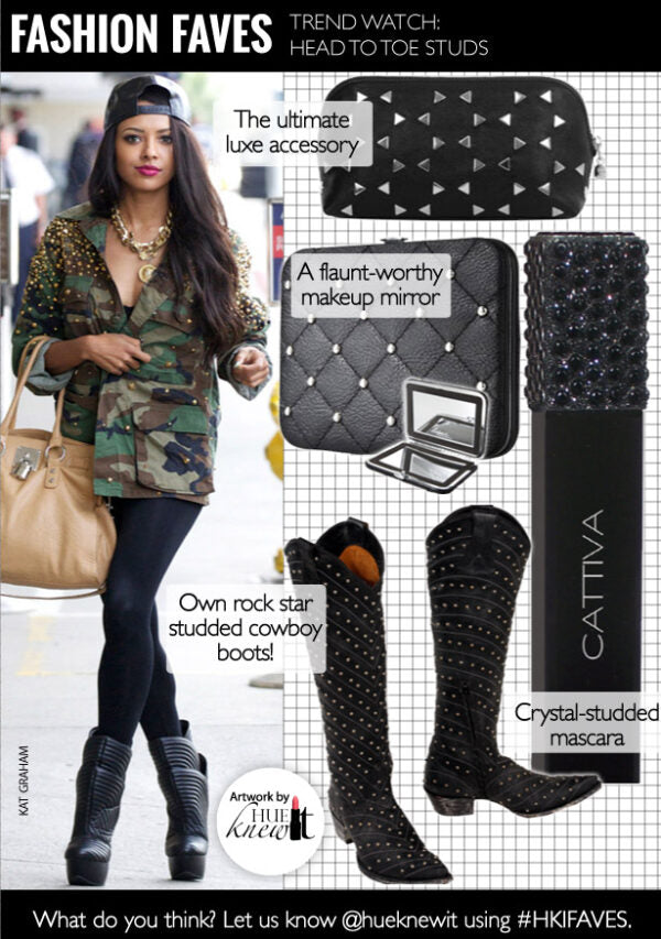 Wear Head To Toe Studs with the Studded Fashion Trend