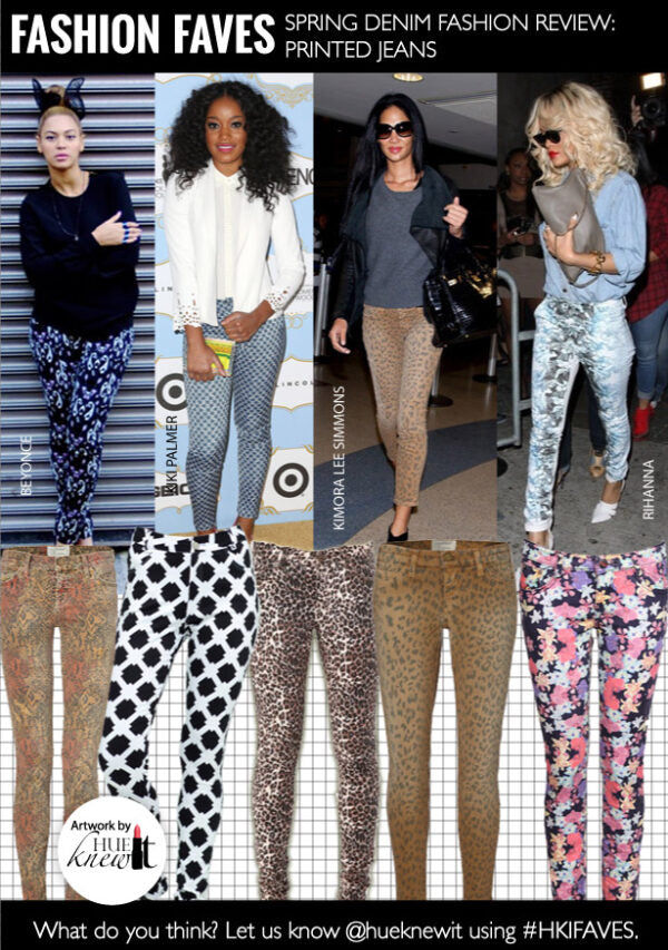 Five Printed Denim Jeans You Must Try This Spring