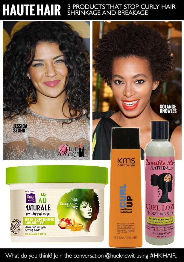 3 Products That Stop Curly Hair Shrinkage and Breakage