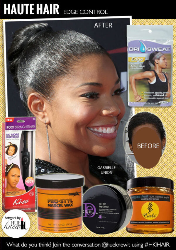 Maintain Straight Edges With Edge Control Hair Products