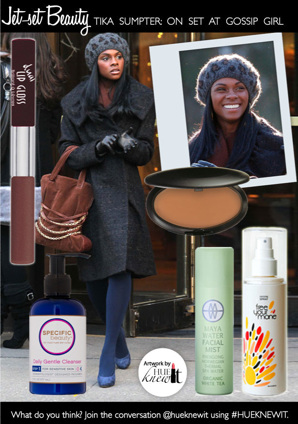 Get the Winter Hair and Makeup Look of Gossip Girl’s Tika Sumpter