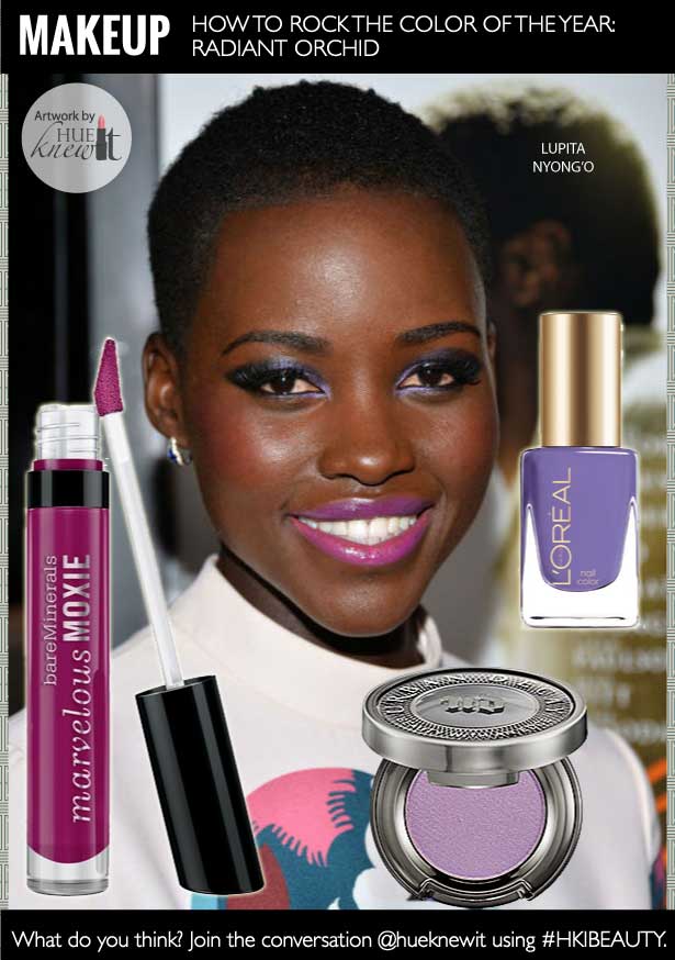 How To Wear Radiant Orchid Colored Cosmetics