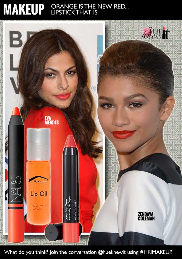 The Orange Lipstick Trend is the New Red