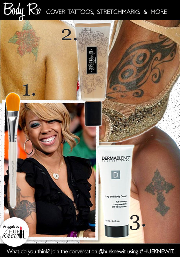 Covering Up Tattoos with Makeup