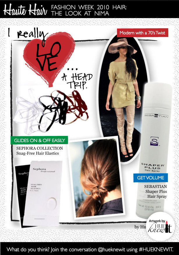 Fashion Week 2010 Hair: The Look at NIMA