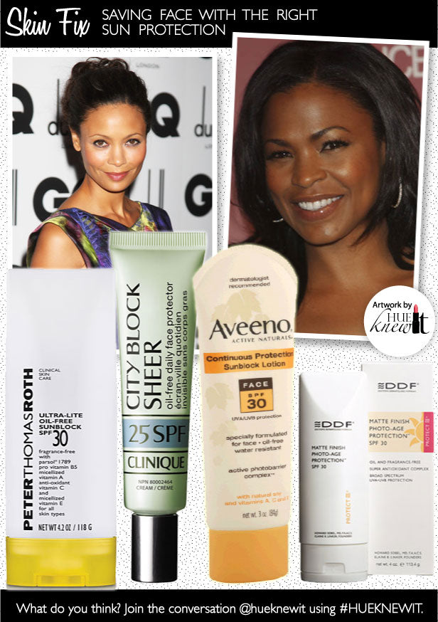Saving Face with Sunscreen