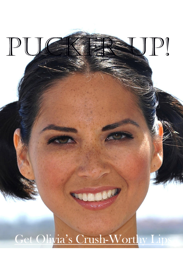 How Olivia Munn Preps For National Lipstick Day!