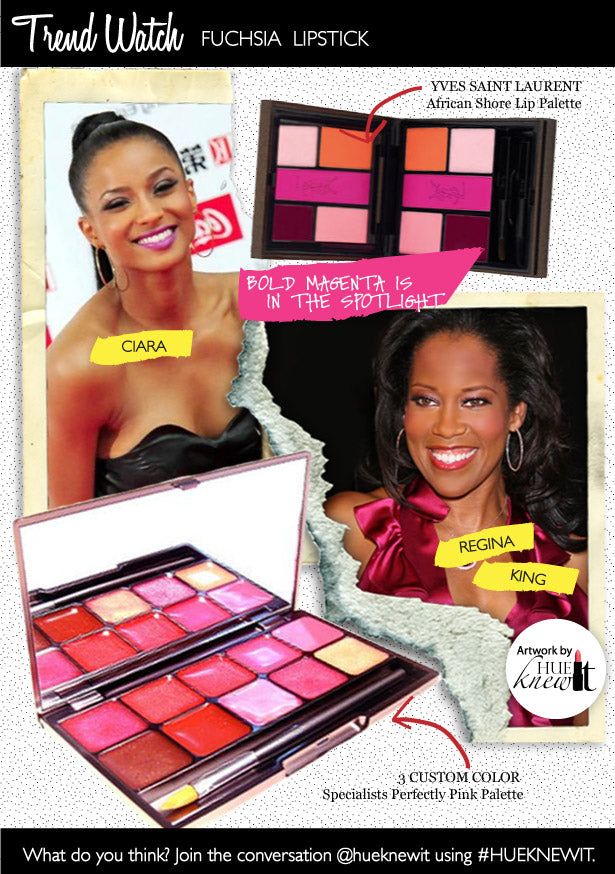A Fuchsia Lip Color Makes a Statement With Your Makeup
