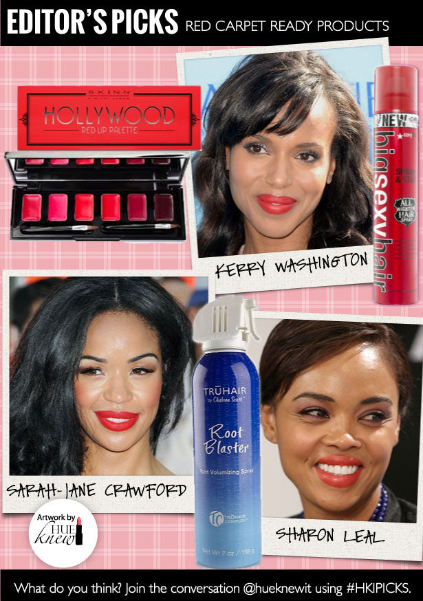 Look Red Carpet Ready With Sexy Hair & A Perfect Red Pout