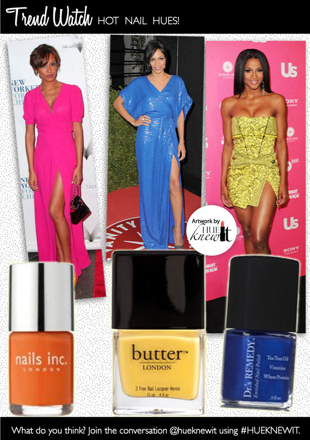 3 Hot Nail Polish Hues