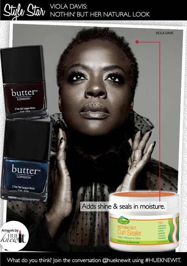 The Viola Davis Natural Hair Look