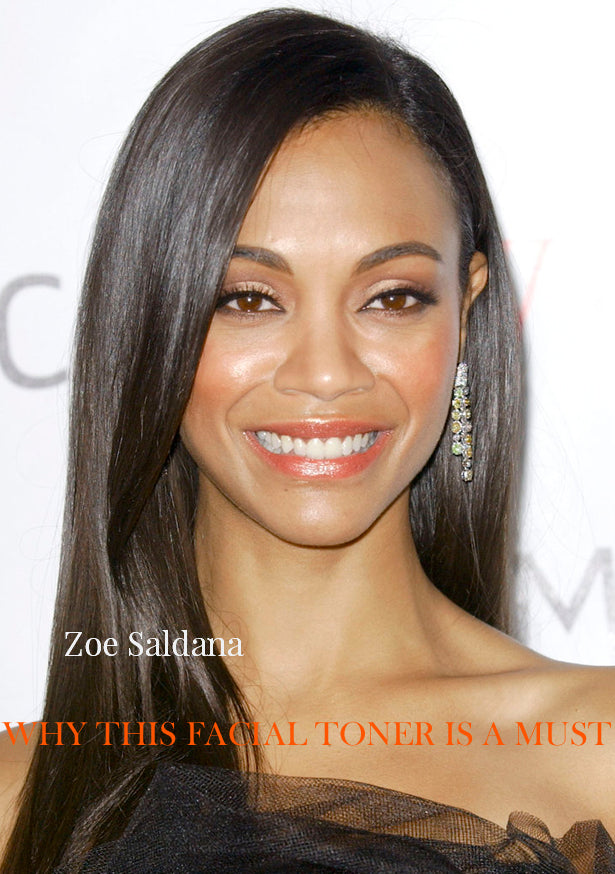 Facial Toner: A Must For ‘NINA’ Zoe Saldana